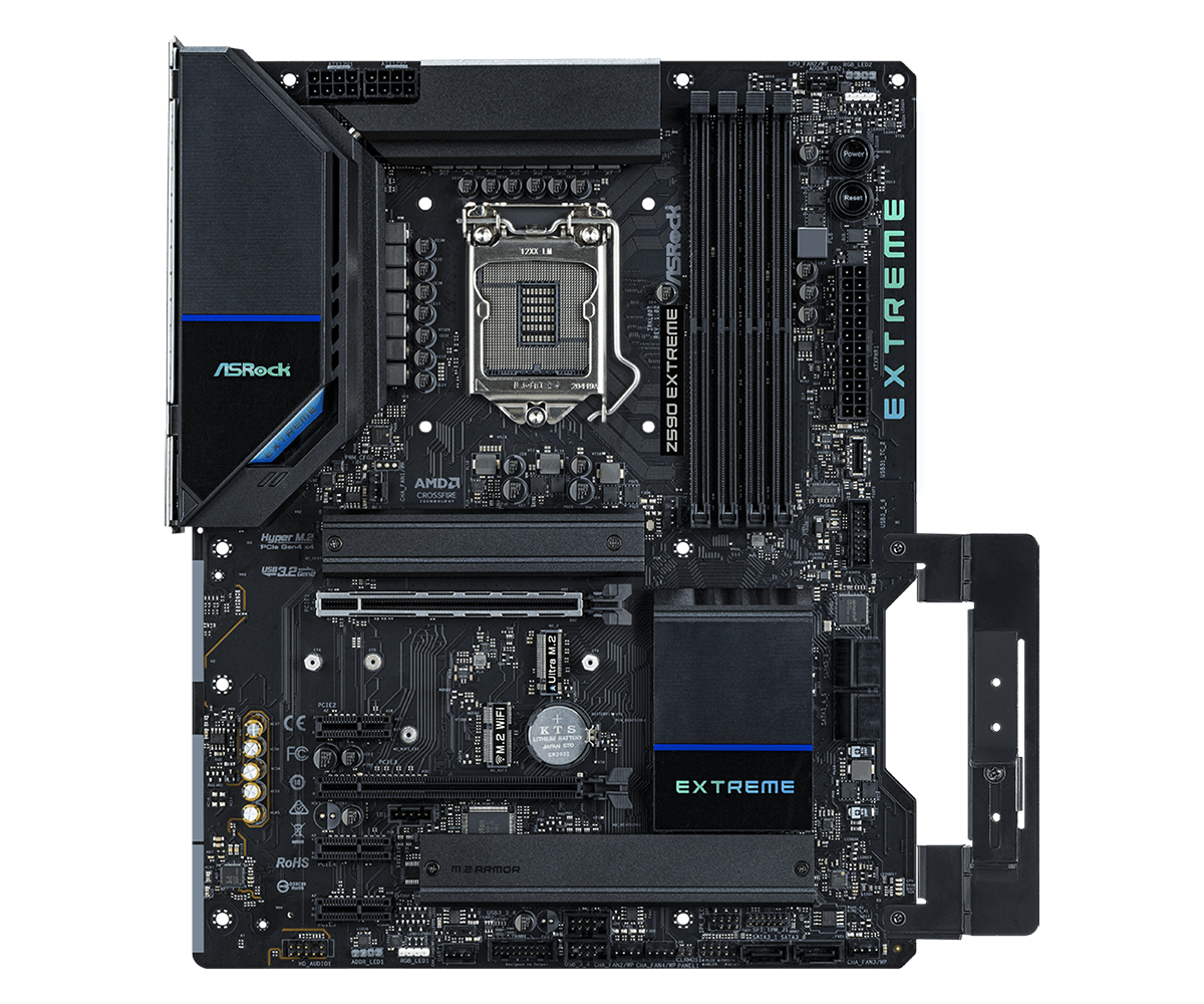 Asrock z590 extreme не запускается